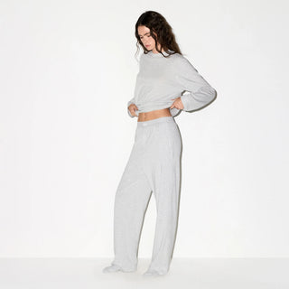 BOYFRIEND LOOSE PANT | LIGHT HEATHER GREY