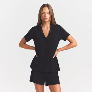 SOFT LOUNGE SHORT SLEEP SET | ONYX