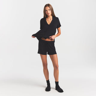 SOFT LOUNGE SHORT SLEEP SET | ONYX