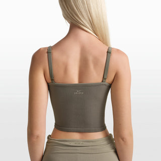 NikeSKIMS RIBBED SEAMLESS CAMI | DUSTY OAKMOSS