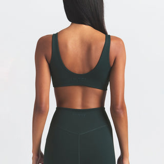 NikeSKIMS MATTE TWIST-FRONT BRA | DARK TEAL
