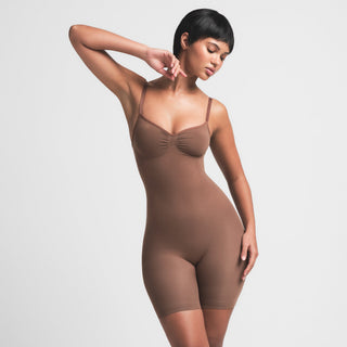 SEAMLESS SCULPT LOW BACK MID THIGH BODYSUIT | JASPER