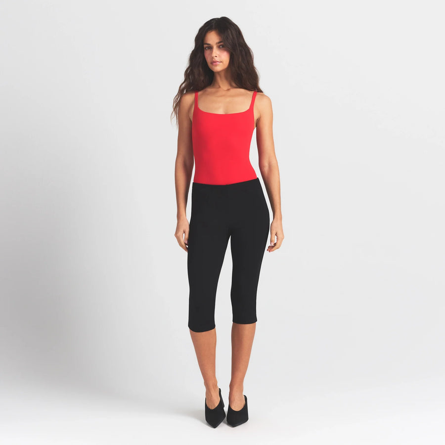 FITS EVERYBODY SQUARE NECK BODYSUIT | CHERRY