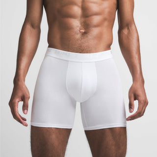 SKIMS STRETCH MENS 5" BOXER BRIEF | CHALK