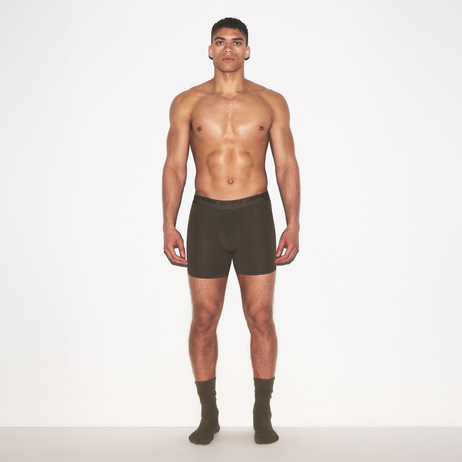 SKIMS STRETCH MENS 5" BOXER BRIEF | LODEN