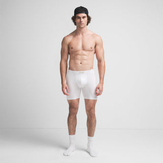SKIMS COTTON MENS 5" BOXER BRIEF | CHALK
