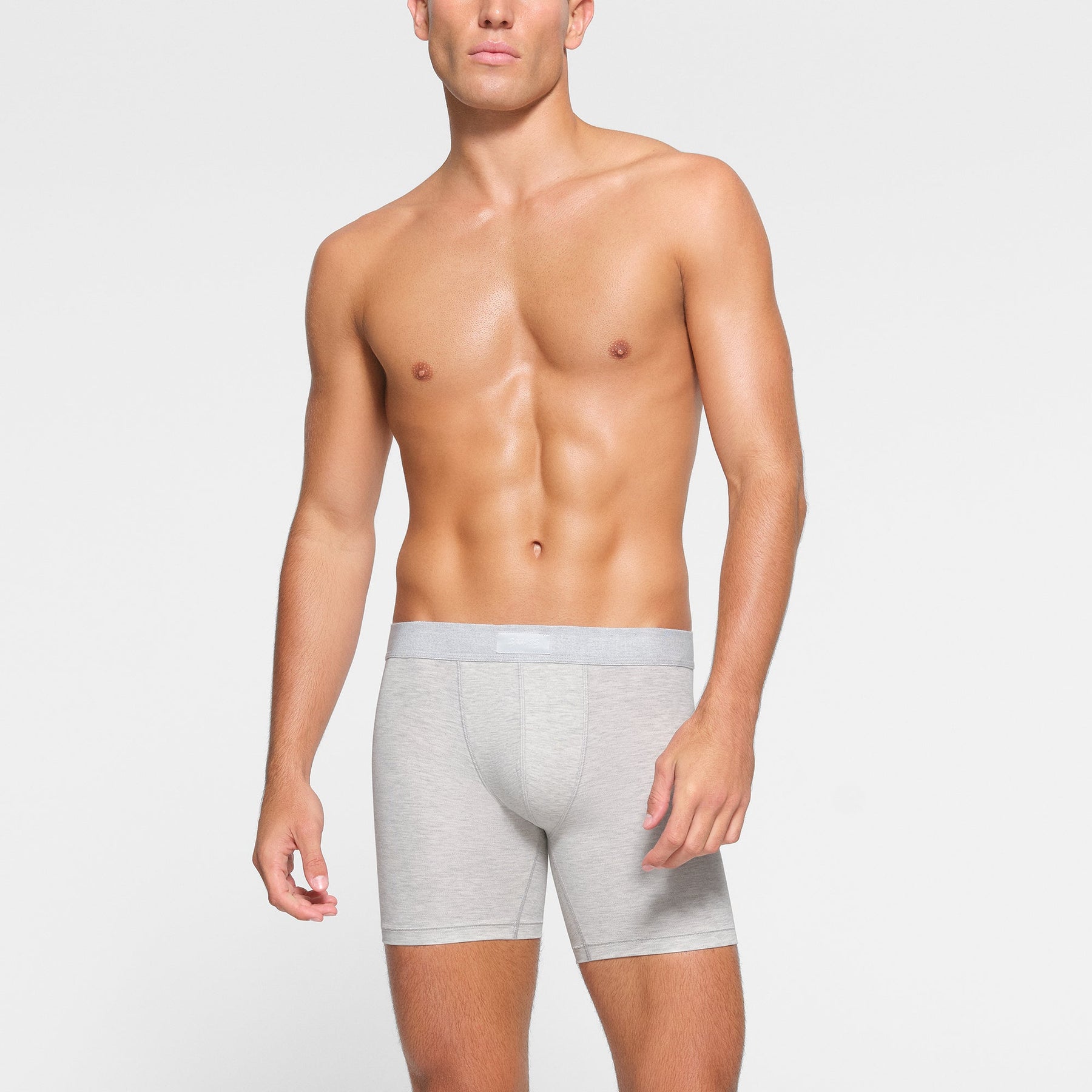 SKIMS COTTON MENS 5" BOXER BRIEF 3-PACK | HEATHER MULTI