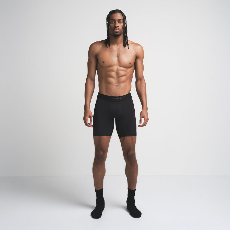 SKIMS FLEX MENS 7" BOXER BRIEF | OBSIDIAN