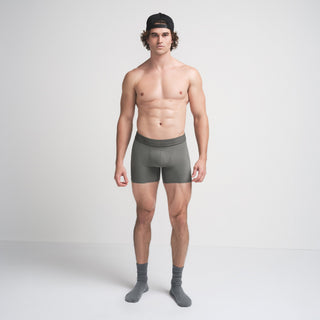SKIMS FLEX MENS 5" BOXER BRIEF | GUNMETAL