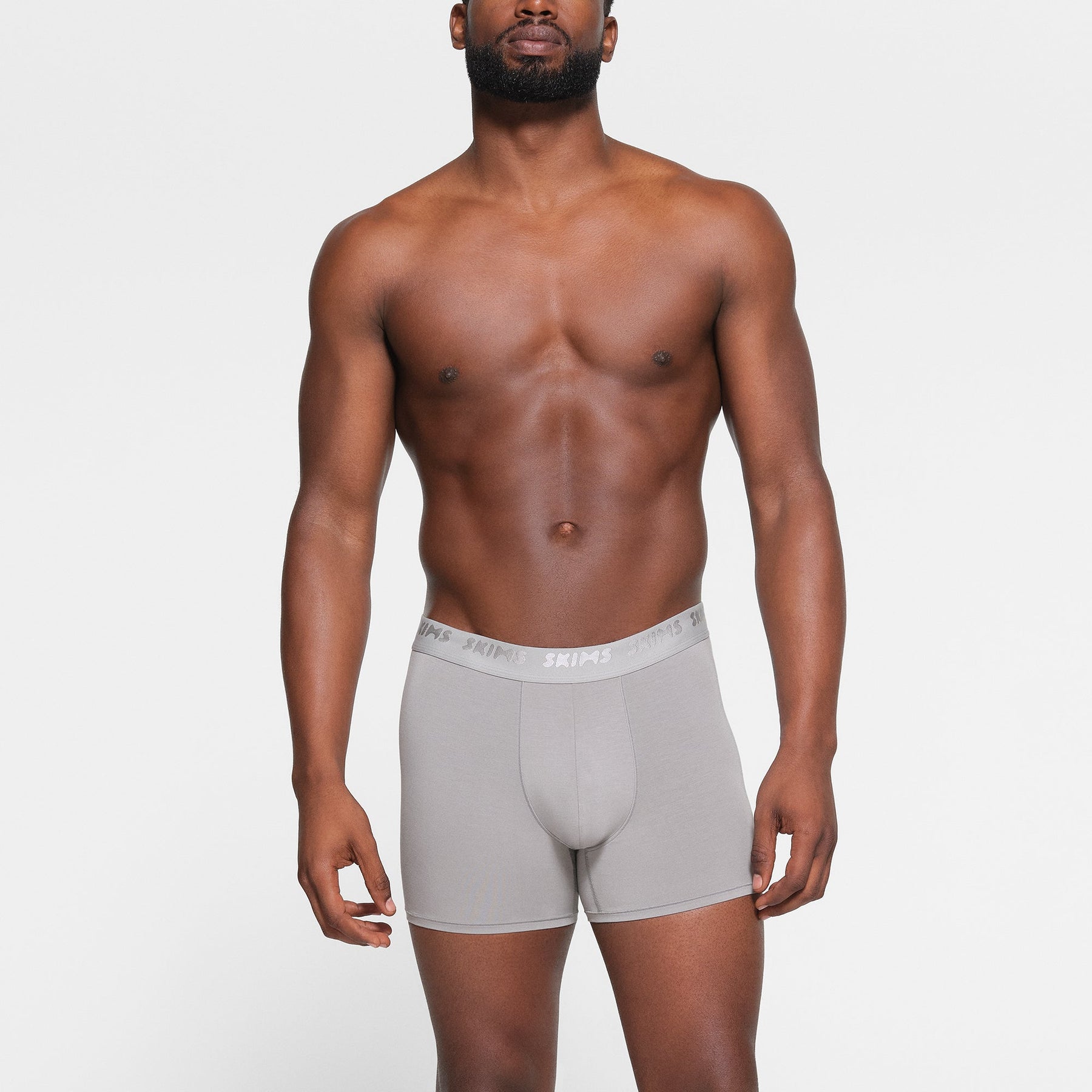 SKIMS STRETCH MENS 3" BOXER BRIEF 3-PACK | GUNMETAL MULTI