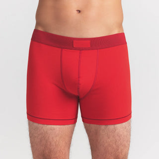 SKIMS COTTON MENS 3" BOXER BRIEF 3-PACK | RUBY ESPRESSO MULTI
