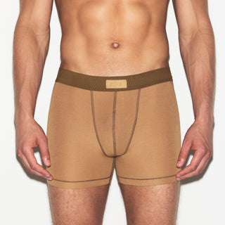 SKIMS COTTON MENS 3" BOXER BRIEF 3-PACK | RUSSET MULTI