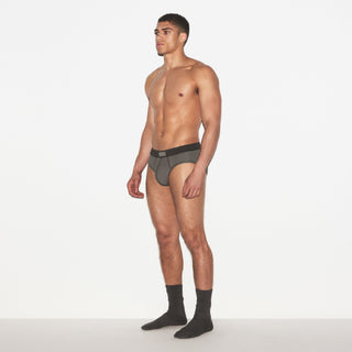 SKIMS COTTON MENS BRIEF 3-PACK | HEATHER MULTI
