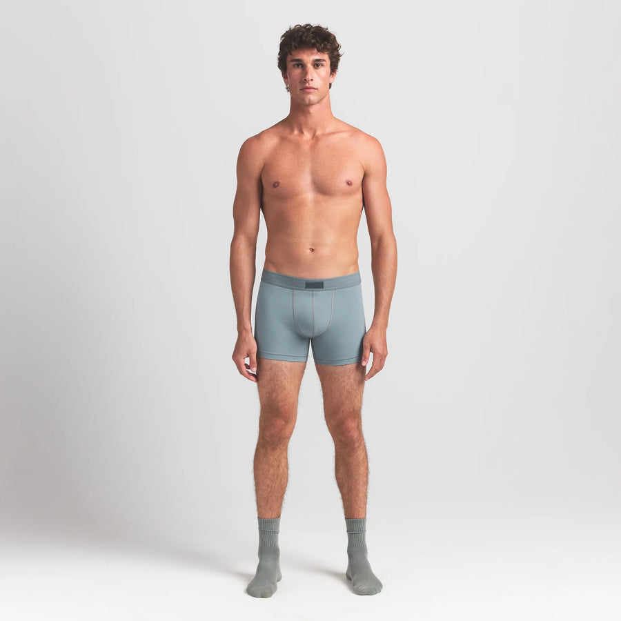 SKIMS COTTON MENS 3" BOXER BRIEF | SKY