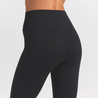 WOOL RIB HIGH-WAISTED LEGGING | OBSIDIAN
