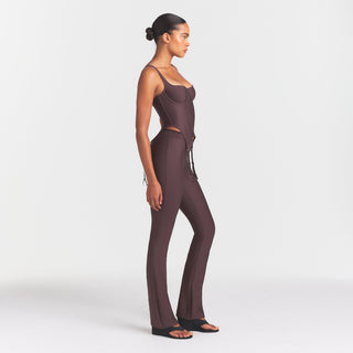 SKIMS BODY HIGH-WAISTED FLARE PANT | RAISIN