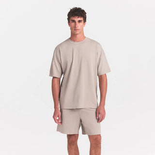 JERSEY LOUNGE MENS RELAXED SHORT | LINEN