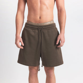 FLEECE LOUNGE MENS RELAXED SHORT | DRIFTWOOD