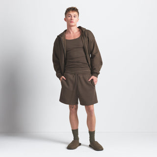 FLEECE LOUNGE MENS RELAXED SHORT | DRIFTWOOD