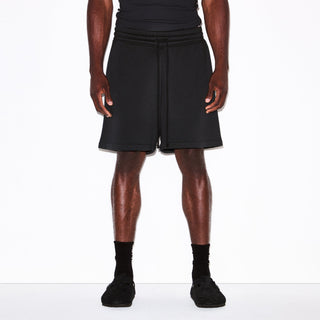 FLEECE LOUNGE MENS RELAXED SHORT | WASHED ONYX