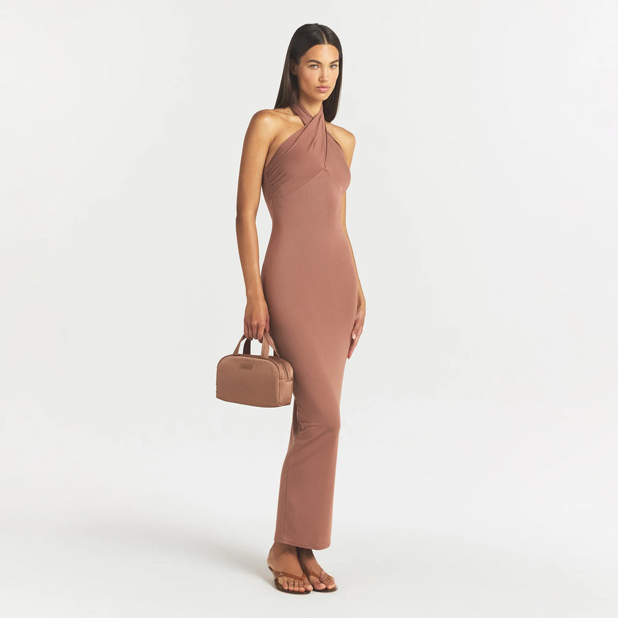 SKIMS ACCESSORIES SATIN MINI DUFFLE BAG | SIENNA