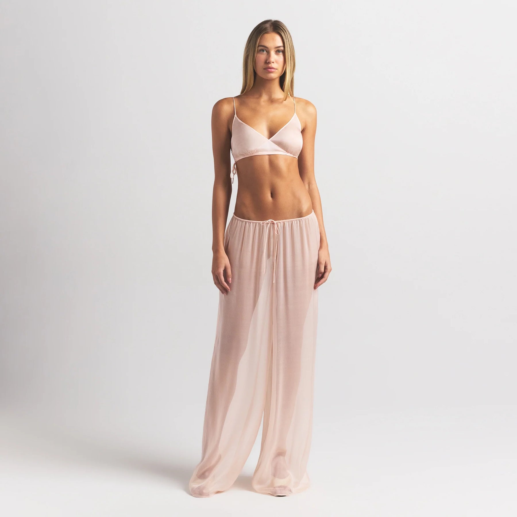 SKIMS ROMANCE SKIMPY WRAP BRALETTE | PRIMROSE