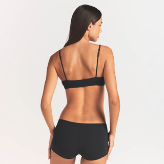 EVERYDAY COTTON SCOOP BRALETTE | ONYX