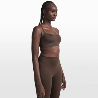 NikeSKIMS MATTE CONTOUR CAMI BRA | DARK SEPIA