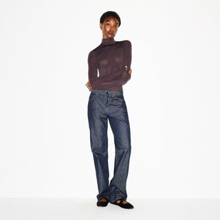 SHEER MODAL LONG SLEEVE TURTLENECK BODYSUIT | PHOENIX