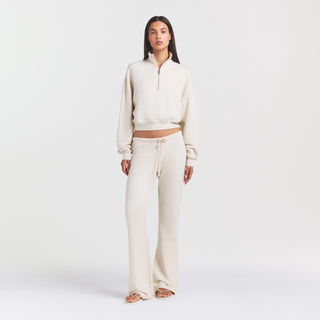 DRAPEY FRENCH TERRY STRAIGHT LEG PANT | BUFF