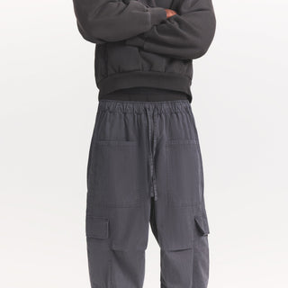 WOVEN MENS CARGO PANT | ASH