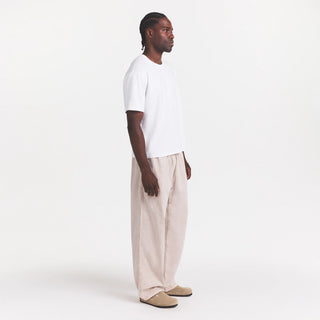 WOVEN MENS KARATE PANT | STONE