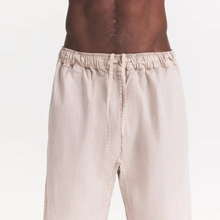 WOVEN MENS KARATE PANT | STONE