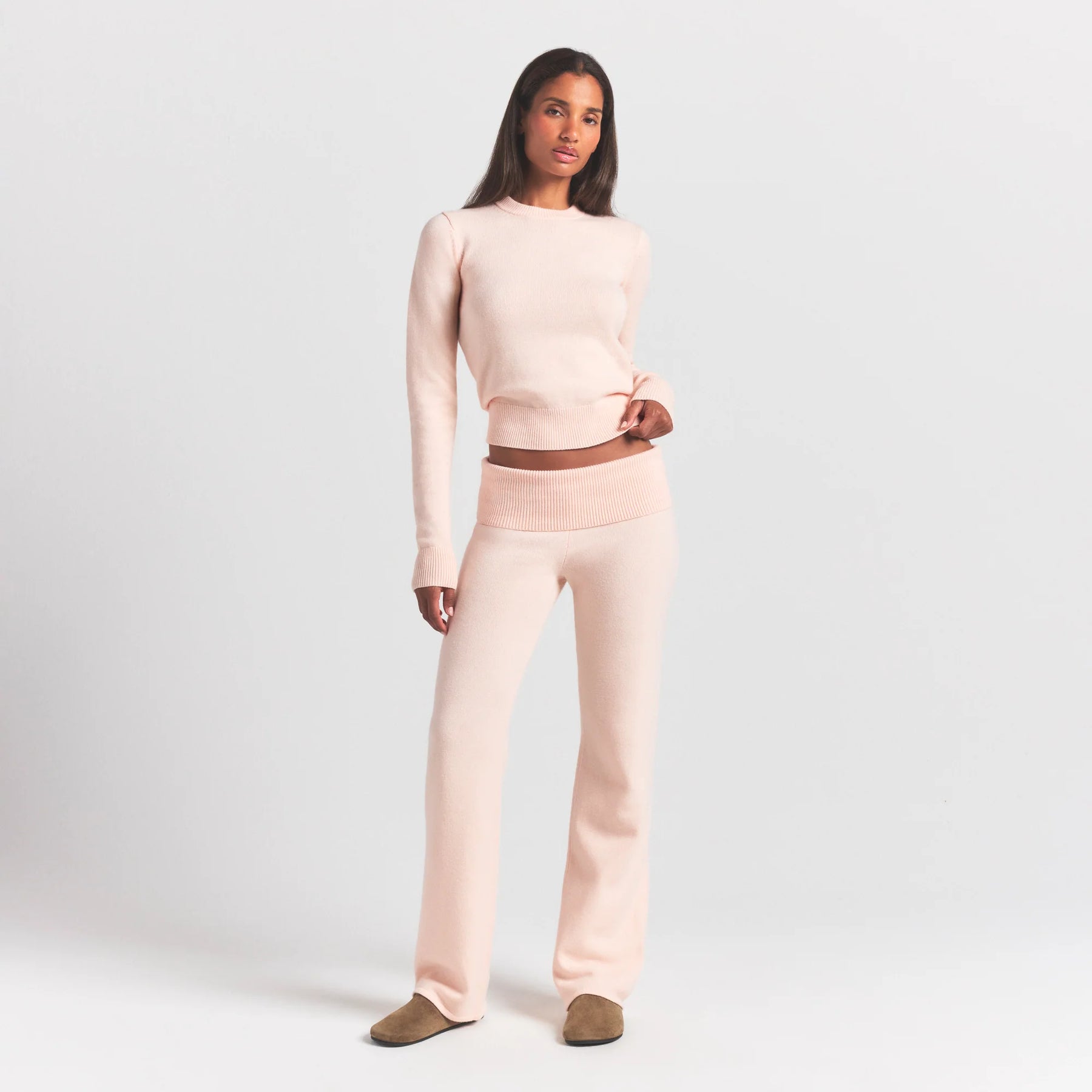 SWEATER KNITS FOLDOVER PANT | PRIMROSE