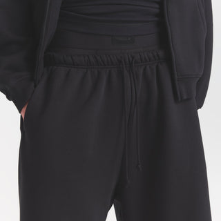 FLEECE LOUNGE MENS RELAXED LONG SHORT | WASHED ONYX