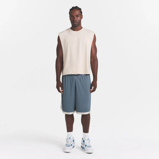 MESH APPAREL MENS LONG SHORT | ZIRCON