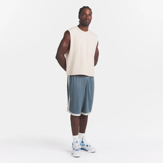 MESH APPAREL MENS LONG SHORT | ZIRCON