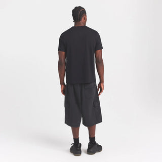 WOVEN MENS RELAXED CARGO SHORT | ONYX