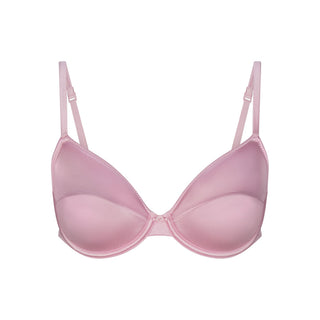 STRETCH SATIN VINTAGE DEMI BRA | HALITE