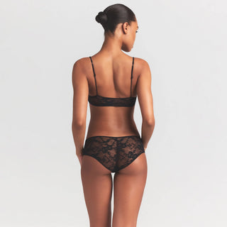 STRETCH LACE HIPSTER | SOOT