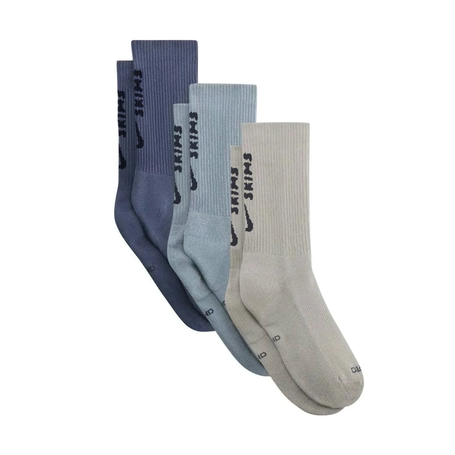 NikeSKIMS ACCESSORIES DRI-FIT™ CREW SOCK 3-PACK | DEEP ROYAL MULTI
