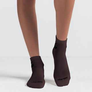 NikeSKIMS ACCESSORIES DRI-FIT™ QUARTER CREW SOCK 3-PACK | DARK SEPIA MULTI