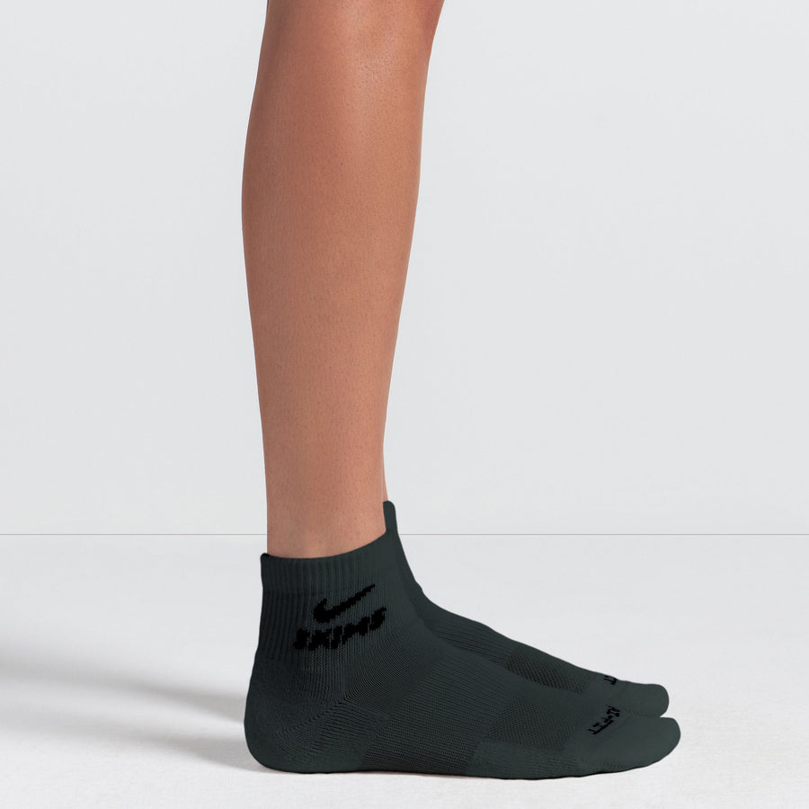 NikeSKIMS ACCESSORIES DRI-FIT™ QUARTER CREW SOCK 3-PACK | DARK TEAL MULTI