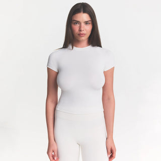 NikeSKIMS MATTE PADDED BABY TEE | IVORY