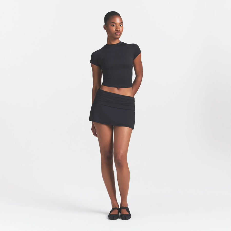 NikeSKIMS AIRY DRI-FIT™ BABY TEE | OBSIDIAN