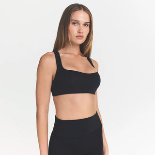 NikeSKIMS STUDIO STRETCH RACER BACK BRA | OBSIDIAN