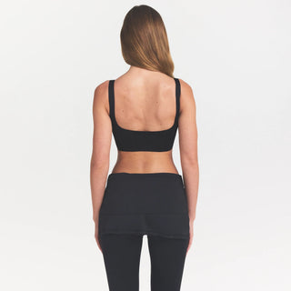 NikeSKIMS MATTE LONGLINE CORSET BRA | OBSIDIAN