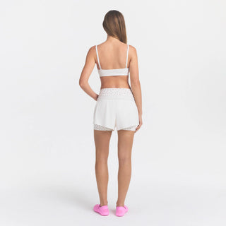 NikeSKIMS STRETCH NYLON RUNNER SHORT | IVORY