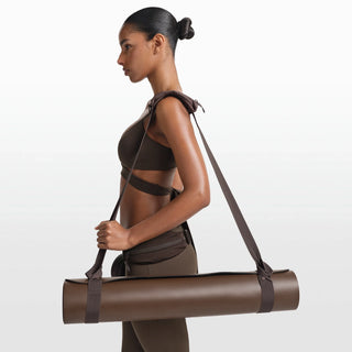 NikeSKIMS ACCESSORIES YOGA MAT STRAP | DARK SEPIA