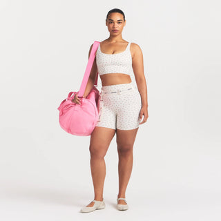 NikeSKIMS MATTE LONGLINE CORSET BRA | DITSY FLORAL PRINT